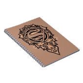 Supergirl Mandala Graphic Notitieboek (Rechterzijde)