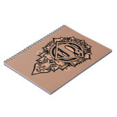 Supergirl Mandala Graphic Notitieboek (Linkerzijde)