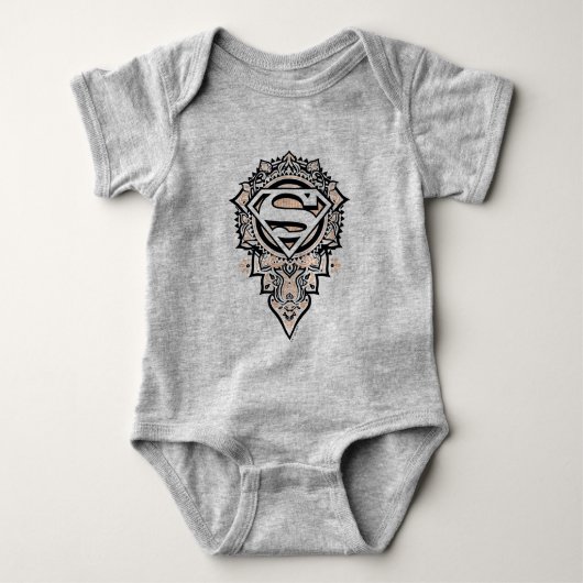 Supergirl Mandala Graphic Romper (Voorkant)