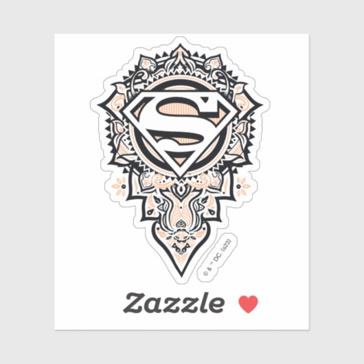 Supergirl Mandala Graphic Sticker (Vel)