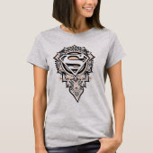 Supergirl Mandala Graphic T-shirt (Voorkant)