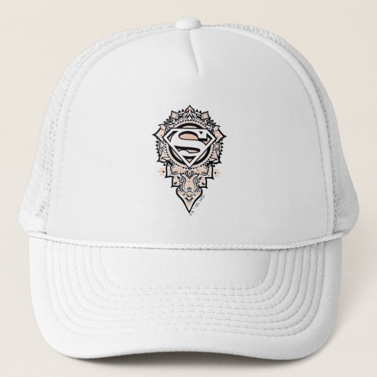 Supergirl Mandala Graphic Trucker Pet (Voorkant)