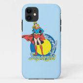 Supergirl met Logo Case-Mate iPhone Case (Achterkant)