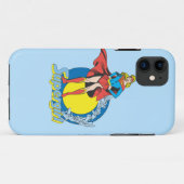 Supergirl met Logo Case-Mate iPhone Case (Achterkant (horizontaal))
