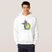 Supergirl met Logo Hoodie (Voorkant volledig)