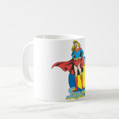Supergirl met Logo Koffiemok (Voorkant links)