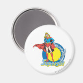 Supergirl met Logo Magneet (Voorkant / Achterkant)