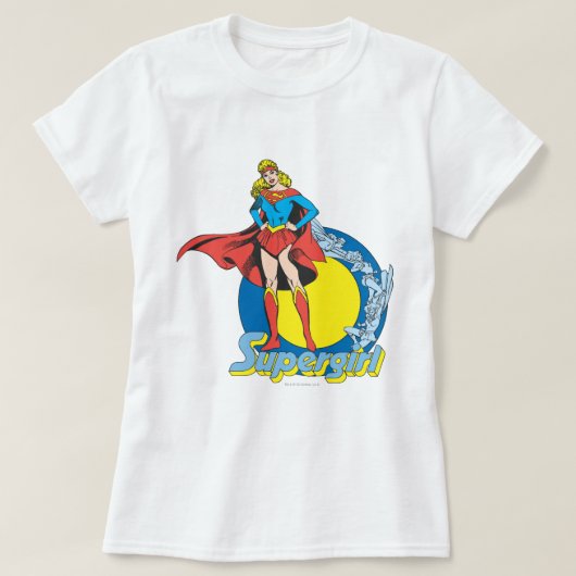 Supergirl met Logo T-shirt (Design voorkant)