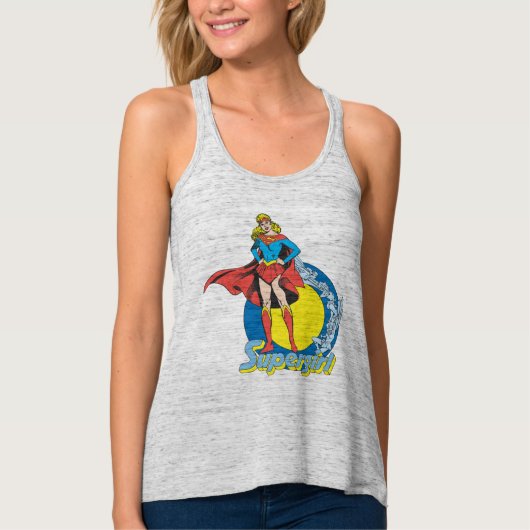 Supergirl met Logo Tanktop (Voorkant)