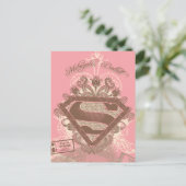 Supergirl Metropolis Ballet Roze Briefkaart (Staand voorkant)