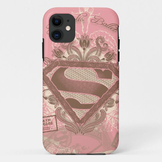 Supergirl Metropolis Ballet Roze Case-Mate iPhone Case (Achterkant)