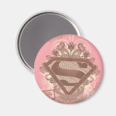 Supergirl Metropolis Ballet Roze Magneet (Voorkant / Achterkant)