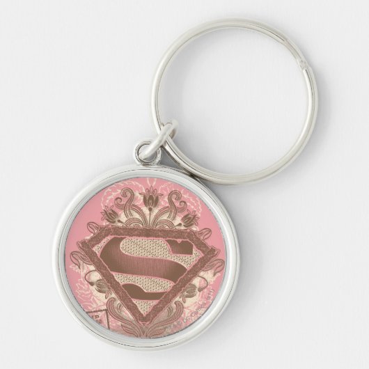 Supergirl Metropolis Ballet Roze Sleutelhanger (Voorkant)