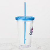 Supergirl Metropolis Sports Athletics Graphic Acryl Drinkbeker (Rechts)