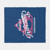 Supergirl Metropolis Sports Athletics Graphic Fleece Deken (Voorkant (Horizontaal))