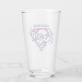 Supergirl Metropolis Sports Athletics Graphic Glas (Achterkant)