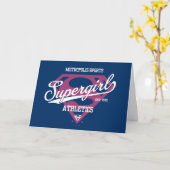 Supergirl Metropolis Sports Athletics Graphic Kaart (Gele Bloem)