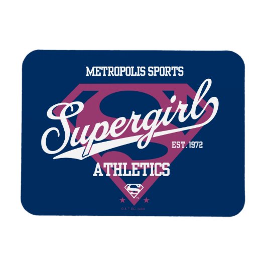 Supergirl Metropolis Sports Athletics Graphic Magneet (Horizontaal)