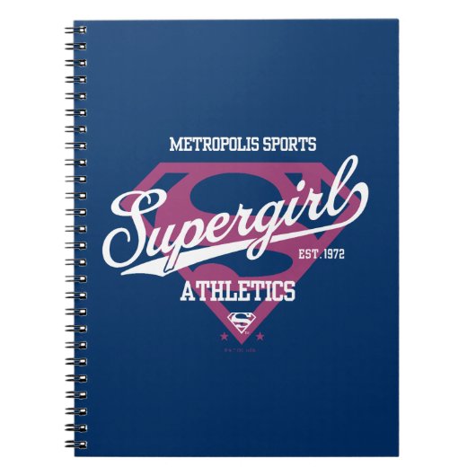 Supergirl Metropolis Sports Athletics Graphic Notitieboek (Voorkant)