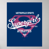 Supergirl Metropolis Sports Athletics Graphic Poster (Voorkant)