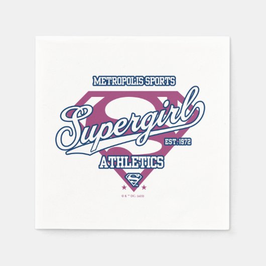 Supergirl Metropolis Sports Athletics Graphic Servet (Voorkant)
