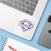 Supergirl Metropolis Sports Athletics Graphic Sticker (Laptop met iPhone)