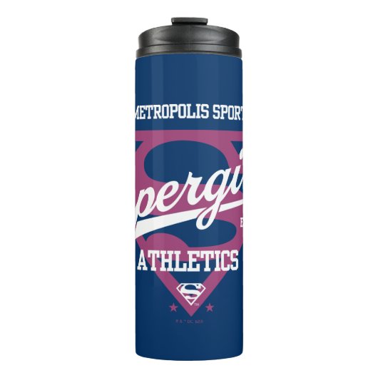 Supergirl Metropolis Sports Athletics Graphic Thermosbeker (Voorkant)