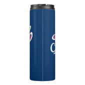 Supergirl Metropolis Sports Athletics Graphic Thermosbeker (Achterkant)