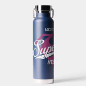 Supergirl Metropolis Sports Athletics Graphic Waterfles (Voorkant)