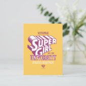Supergirl Metropolis University Athletics Dept. Briefkaart (Staand voorkant)