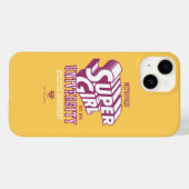 Supergirl Metropolis University Athletics Dept. Case-Mate iPhone Case (Achterkant (horizontaal))