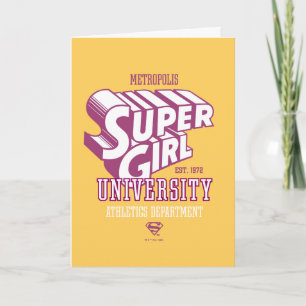 Supergirl Metropolis University Athletics Dept. Kaart
