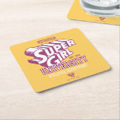 Supergirl Metropolis University Athletics Dept. Kartonnen Onderzetters (Schuin)