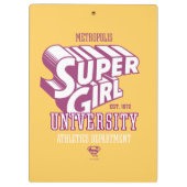 Supergirl Metropolis University Athletics Dept. Klembord (Achterkant)