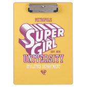 Supergirl Metropolis University Athletics Dept. Klembord (Voorkant)