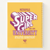 Supergirl Metropolis University Athletics Dept. Notitieboek (Achterkant)