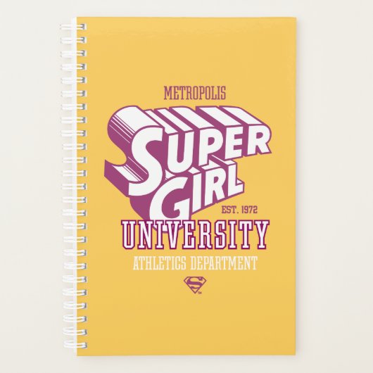 Supergirl Metropolis University Athletics Dept. Planner (Voorkant)