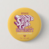 Supergirl Metropolis University Athletics Dept. Ronde Button 5,7 Cm (Voorkant)