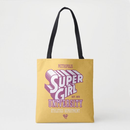 Supergirl Metropolis University Athletics Dept. Tote Bag (Voorkant)
