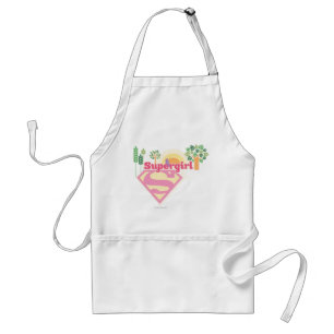 Supergirl Natuur Logo Standaard Schort