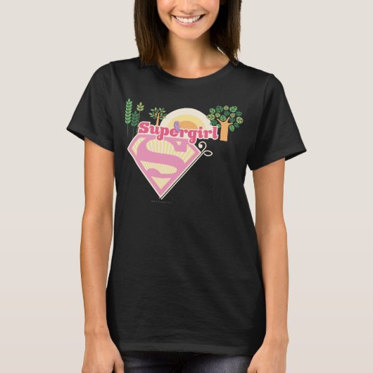 Supergirl Natuur Logo T-shirt (Voorkant)