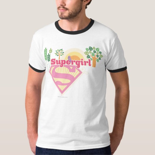 Supergirl Natuur Logo T-shirt (Voorkant)