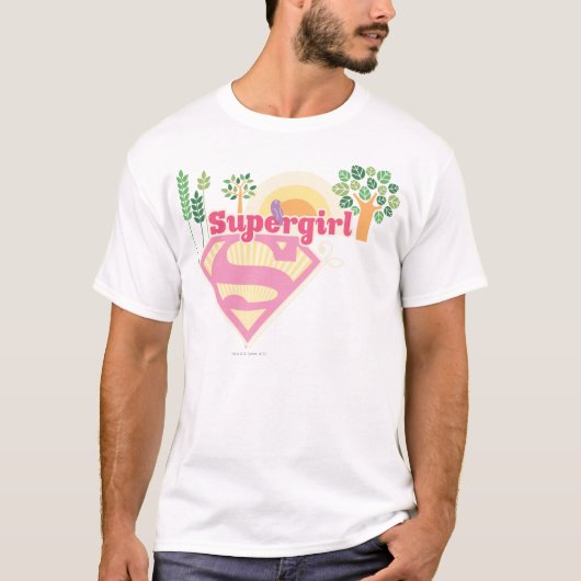 Supergirl Natuur Logo T-shirt (Voorkant)
