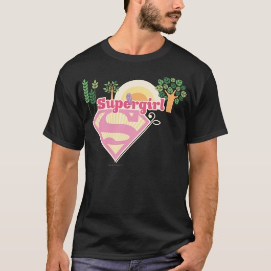 Supergirl Natuur Logo T-shirt (Voorkant)