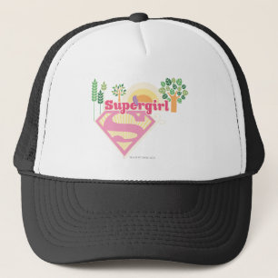Supergirl Natuur Logo Trucker Pet