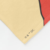 Supergirl onderweg fleece deken (Hoek)
