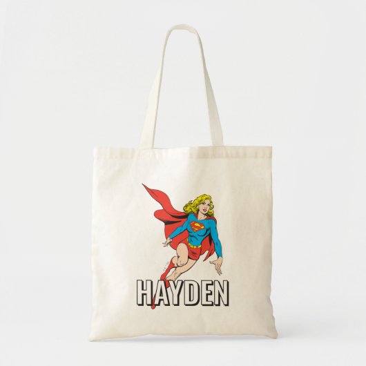 Supergirl onderweg tote bag (Voorkant)