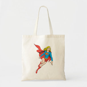 Supergirl onderweg tote bag