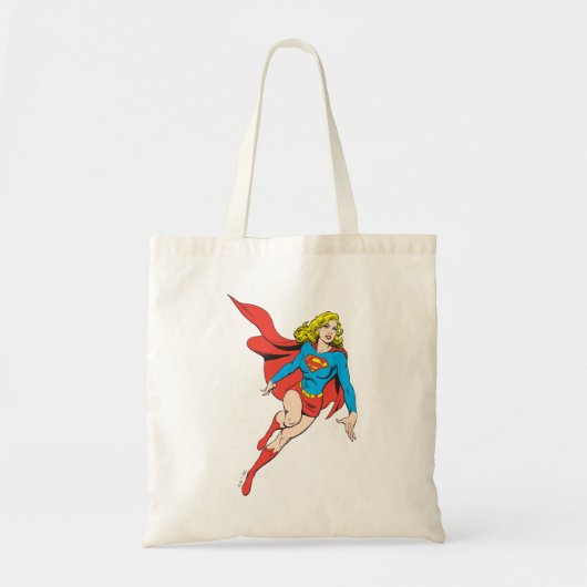 Supergirl onderweg tote bag (Voorkant)