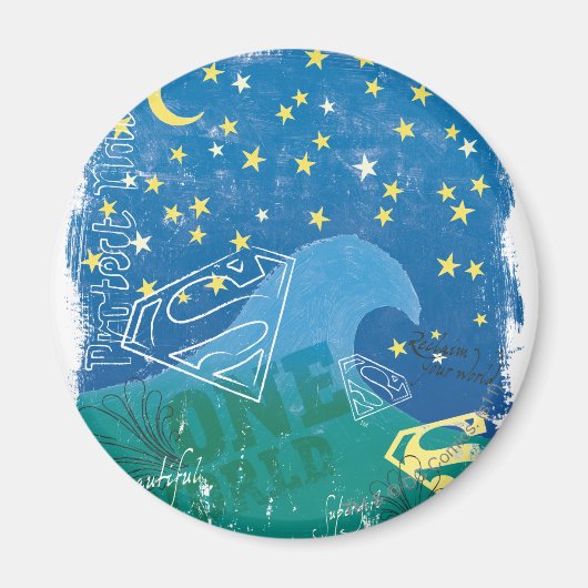 Supergirl One World Magneet (Voorkant)